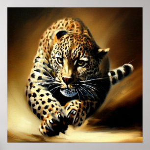 Luipaard (13) Wilde kat Poster