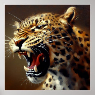 Luipaard (5) Wilde kat Poster