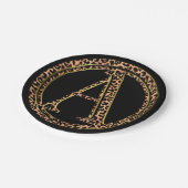 luipaard A Papieren Bordje (Gekanteld)