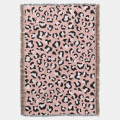 Luipaard afdrukken, luipaarden, roze luipaard deken (Voorkant Verticaal)