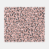 Luipaard afdrukken, luipaarden, roze luipaard fleece deken (Voorkant (Horizontaal))