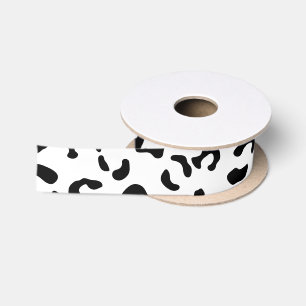 Luipaard afdrukken, luipaarden, zwart-wit lint
