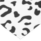Luipaard afdrukken, luipaarden, zwart-wit tafelkleed (Gekanteld)