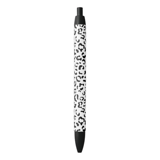 Luipaard afdrukken, luipaarden, zwart-wit zwarte inkt pen (Voorkant Verticaal)