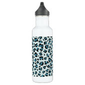 Luipaard afdrukken, luipspuiten, blauwe luipaard waterfles  (Rechts)