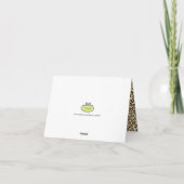 Luipaard afdrukken/natuurlijk/bedankt kaarten (Achterkant)