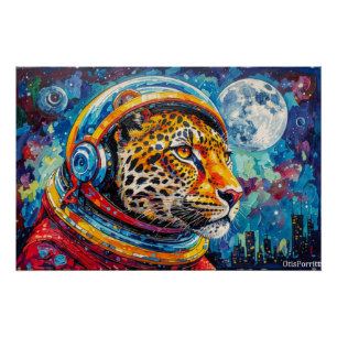 LUIPAARD ASTRONAUT-THUISKOMST 12 PERFECT POSTER