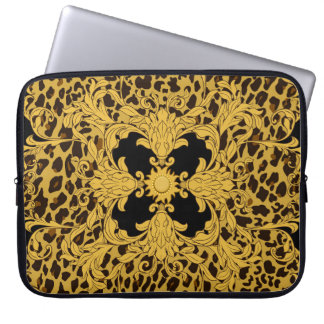 Luipaard Barok,  dierenprint Laptop Sleeve
