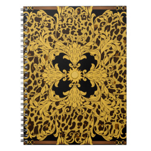 Luipaard Barok, dierenprint Notitieboek