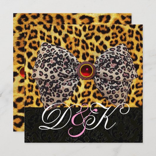 LUIPAARD BONTEN BOOG,RODE ROBIJN EN ZWART DAMAST M KAART (Voorkant / Achterkant)