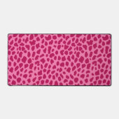 Luipaard bontpatroon Trendy y y2k Fuchsia Roze Bureaumat (Voorkant)