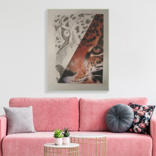 Luipaard Canvas Print (Insitu (Woonkamer))