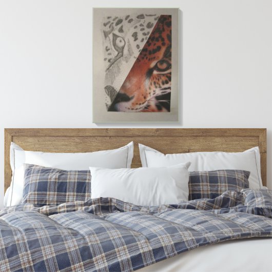 Luipaard Canvas Print (Insitu (Slaapkamer))