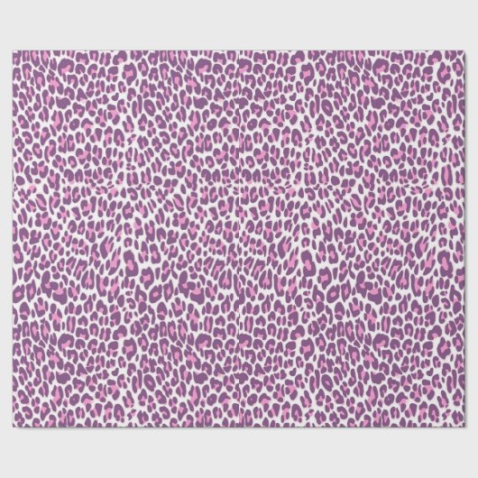 Luipaard, cheetah, lichtroze cadeaupapier (Zoom)