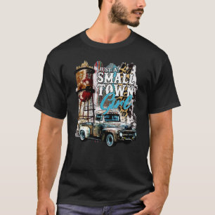 Luipaard Cowgirl Truck Gewoon Een Meisje Uit Een K T-shirt
