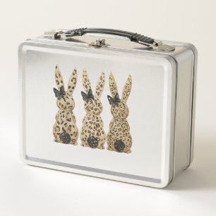 Luipaard Cute Bunny Boog Funny Christelijk Pasen 