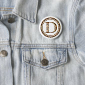 luipaard D Ronde Button 5,7 Cm (In situ)