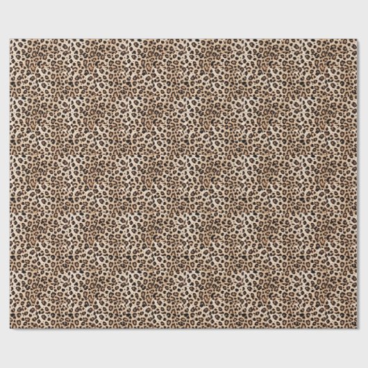 Luipaard Design Pattern: Wild Elegance. Cadeaupapier (Vlak)