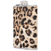 Luipaard Design Pattern: Wild Elegance. Heupfles (Links)