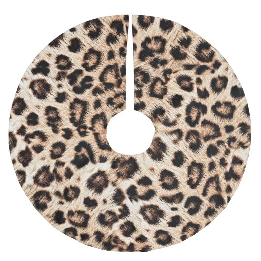 Luipaard Design Pattern: Wild Elegance. Kerstboom Rok (Voorkant)