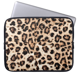 Luipaard Design Pattern: Wild Elegance. Laptop Sleeve