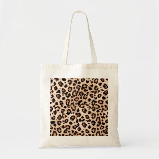 Luipaard Design Pattern: Wild Elegance. Tote Bag (Voorkant)