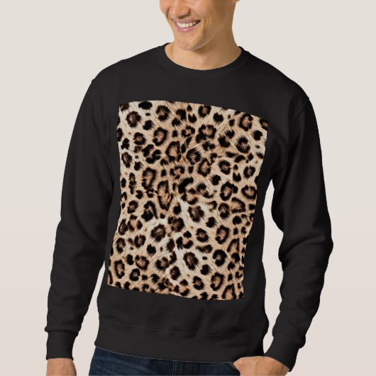 Luipaard Design Pattern: Wild Elegance. Trui (Voorkant)