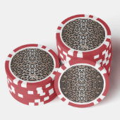 Luipaard Dierenprint - Poker Chips (Opstapeling)