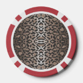 Luipaard Dierenprint - Poker Chips (Achterkant)