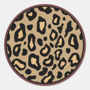Luipaard Dierenprint Stickers