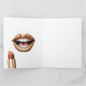 Luipaard Dierprint Kaart voor Zus – Stijlvol  (Binnen)