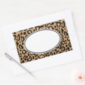 Luipaard Dierprint Stickers (Envelop)