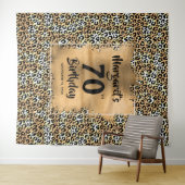 Luipaard Dierprint Wandkleed (In Situ (horizontaal))