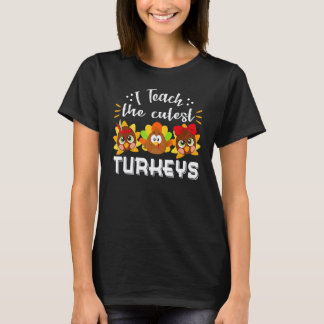 Luipaard Docent Thanksgiving Ik Onderwijs De Schat T-shirt