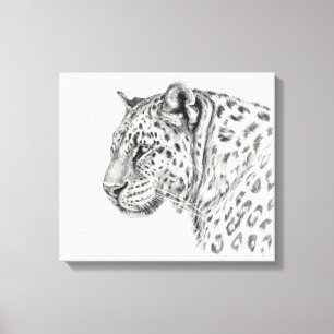Luipaard door Svetlana Ledneva-Schukina G013 Canvas Afdruk