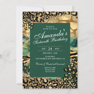 Luipaard en Dierprint Jungle Kaart