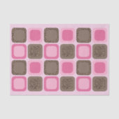 Luipaard en roze patroon tissuepapier (Voorkant)