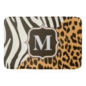 Luipaard en Zebra Badmat (Voorkant)