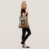Luipaard en Zebra Draagtas (Op model)