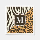 Luipaard en Zebra Servet (Voorkant)