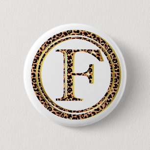 luipaard F Ronde Button 5,7 Cm
