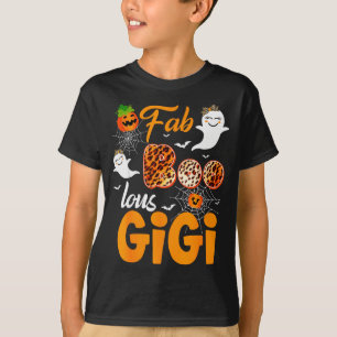 Luipaard Fab Boo Lous Gigi Soky Halloween Kostuum T-shirt