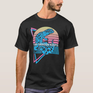 Luipaard Gecko Retro Tiny Dragon Keeper T-shirt