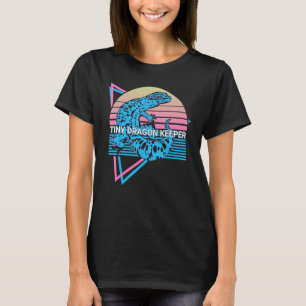 Luipaard Gecko Retro Tiny Dragon Keeper T-shirt