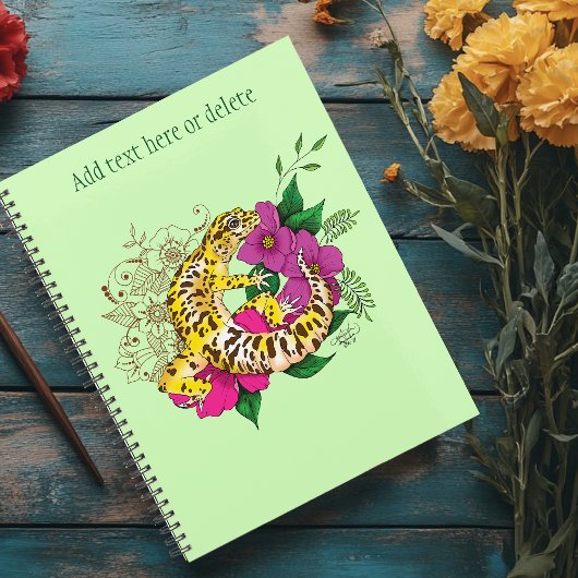 Luipaard Geel Gecko Groen Planner