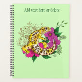 Luipaard Geel Gecko Groen Planner (Voorkant)