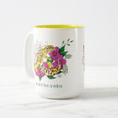 Luipaard Geel Gecko Groen Tweekleurige Koffiemok (Voorkant links)