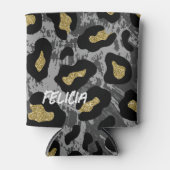 Luipaard Glamour Blikjeskoeler (Voorkant)