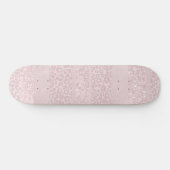 Luipaard Glitter Strepen Glam 10 Skateboard (Horizontaal)