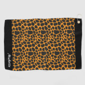 luipaard golfhanddoek (Horizontaal)